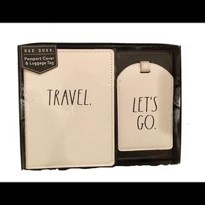 Rae Dunn Passport Cover and Luggage Tag